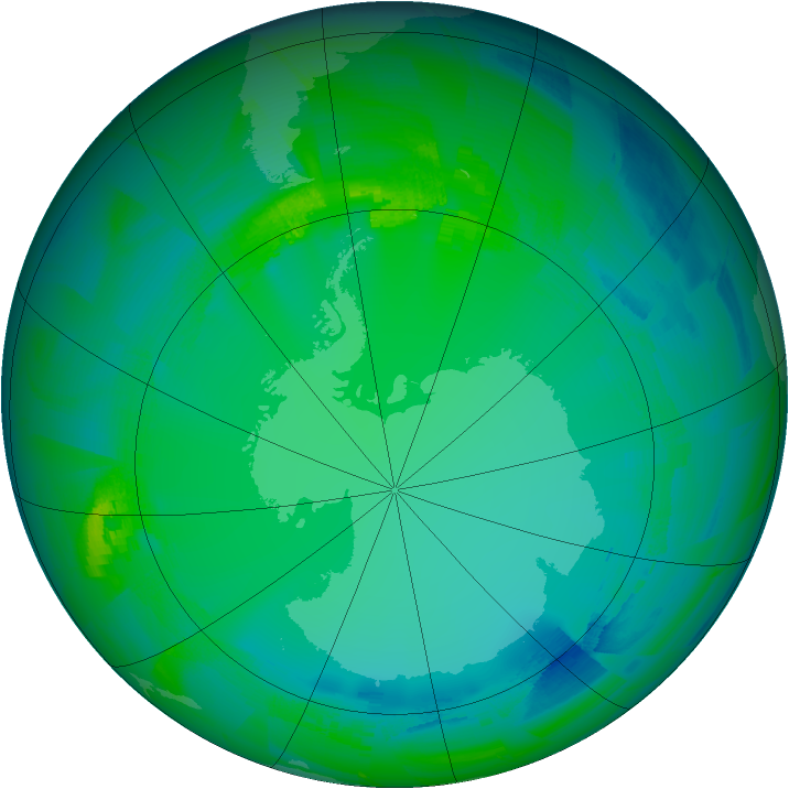 Ozone Map 2009-07-25
